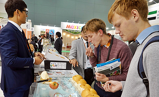 농림축산식품부와 한국농수산식품유통공사는 지난달 24일부터 27일까지 개최된 ‘2019 러시아 모스크바 국제식품박람회(World Food Moscow)’에 참가했다.