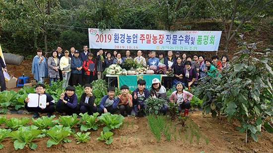 관악농협은 지난 16일 경기도 광명시 하안동 423-12번지에서 ‘2019년 제29회 주말농장 품평회’를 개최했다.