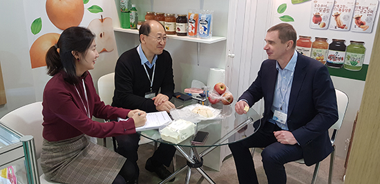 NH농협무역은 지난 10일부터 5일간 모스크바 국제시장에서 열린 ‘Prodexpo 2020 세계 식품박람회’에 참가했다.