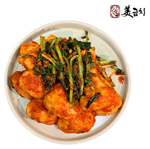 대상 차지한 ‘미금치 율무총각김치’.