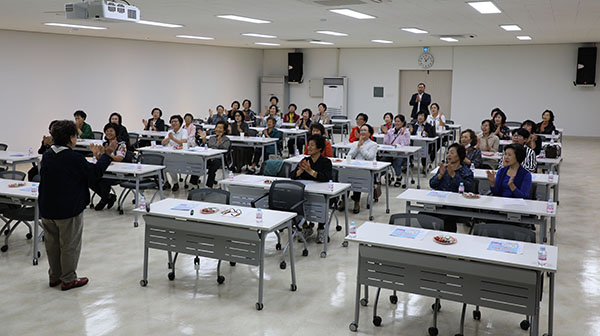 지난 2일 개최된 여성농업인회 정기모임 모습.