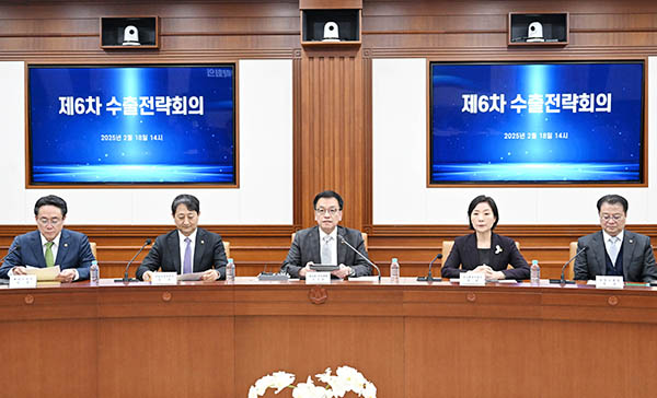 최상목 대통령 권한대행 부총리 겸 기획재정부 장관이 지난 18일 서울 종로구 정부서울청사에서 열린 ‘제6차 수출전략회의'에서 모두발언을 하고 있다.