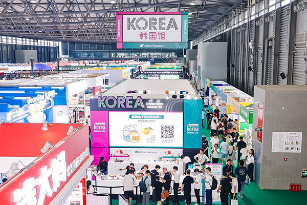 2024년 중국 CFE 박람회 한국관 전경 모습.