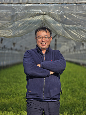 ‘이달의 새농민상’을 수상한 전주원예농협 정성익 조합원의 모습