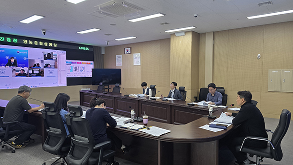 농촌진흥청은 지난달 23일 본청에서 ‘여름철 기상 위험 예측 협의회’를 열었다.